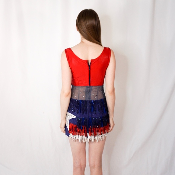 ALLAN ALBERT 4th July American Memorial Mini Dress - Picture 2 of 8